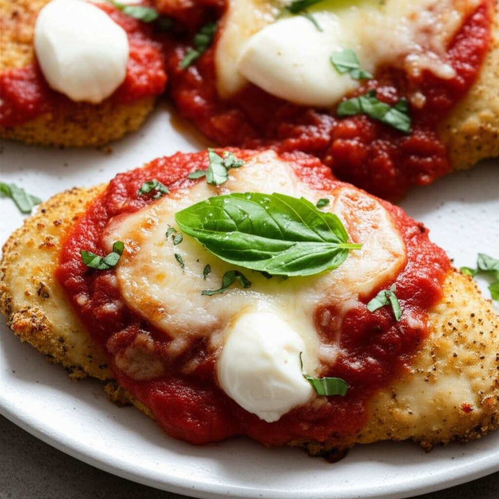 Baked Chicken Parmigiano image