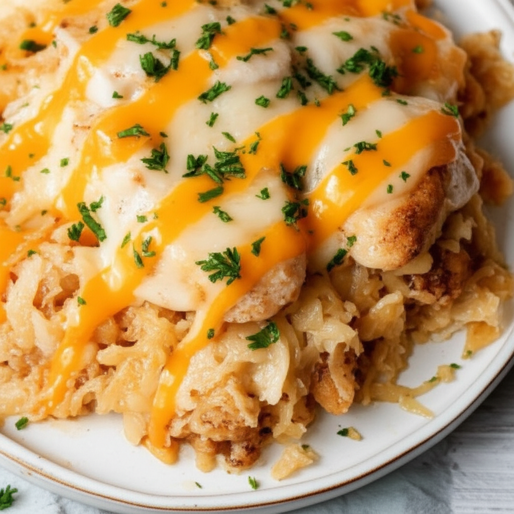 Baked Chicken Reuben image