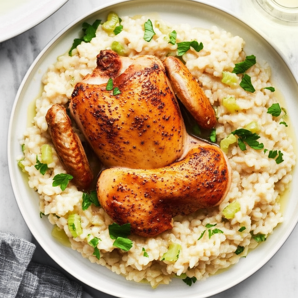 Baked Chicken Risotto image
