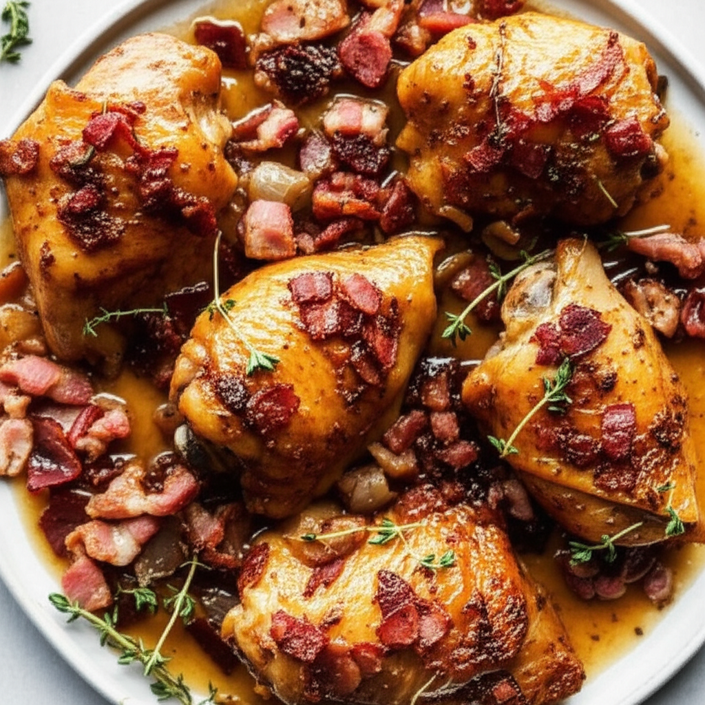 Baked Chicken With Beer image