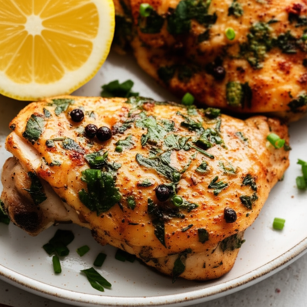 Baked Chicken With Herbs image
