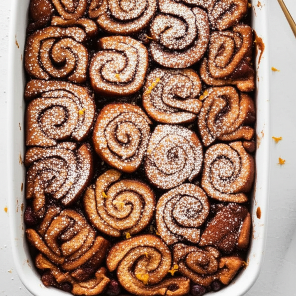 Baked Cinnamon Bread Custard image