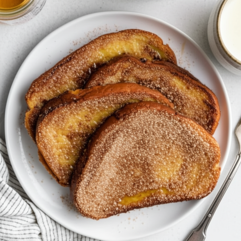 Baked Cinnamon Sugar French Toast image