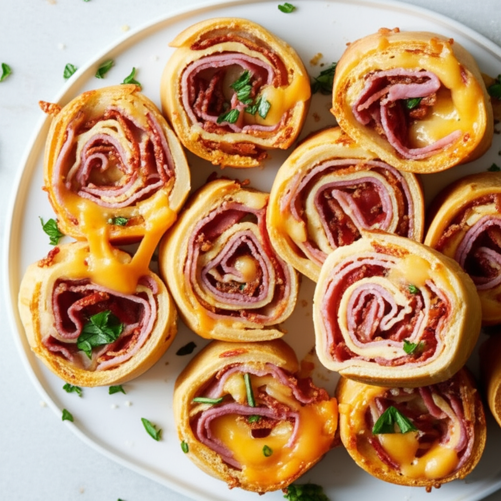 Baked Club Sandwich Rounds image