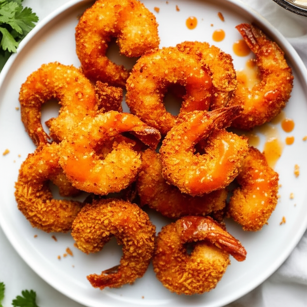 Baked Coconut Shrimp With Apricot Sauce Ww image