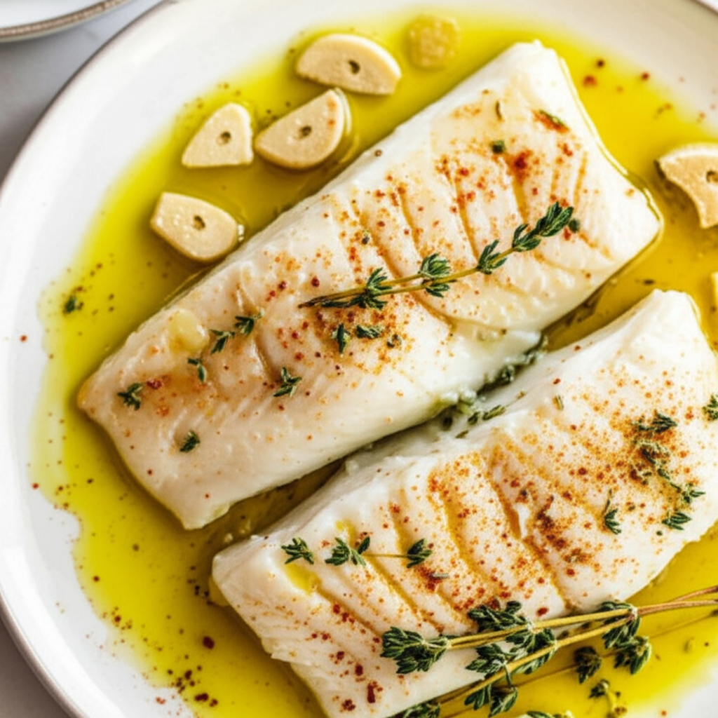 Baked Cod With Lemon Olive Oil image