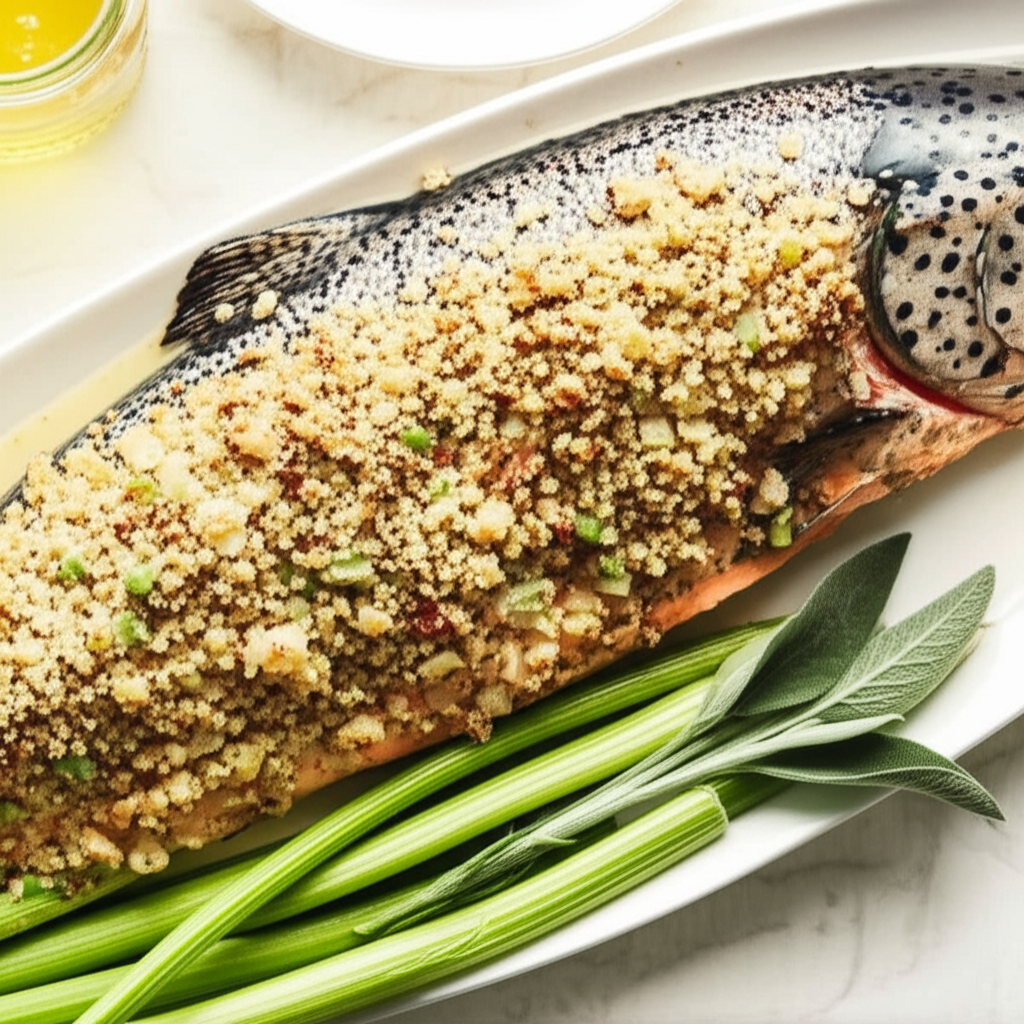 Baked Columbia River Salmon image