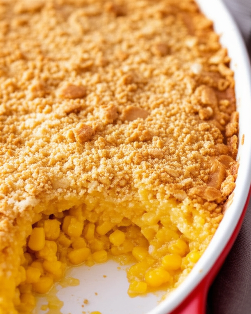 Baked Corn Like A Corn Casserole But No Cheese Or Sour Cream image