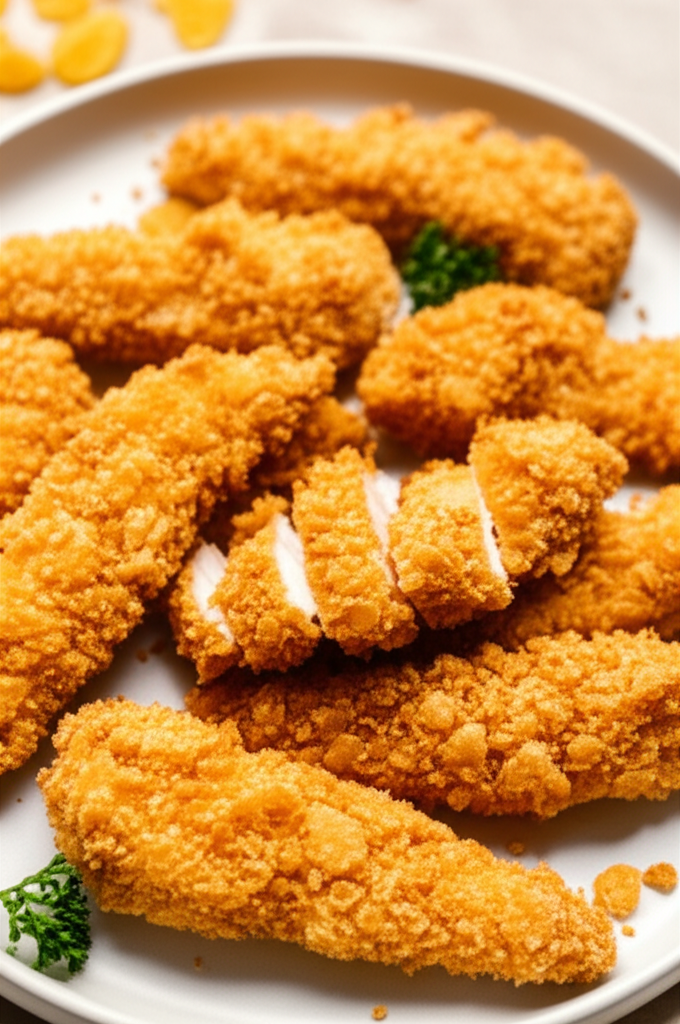 Baked Cornflake Chicken Strips image