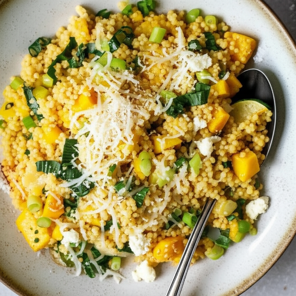 Baked Couscous With Summer Squash image