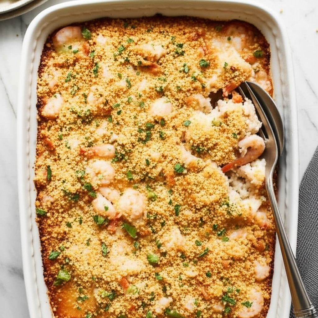 Baked Crab And Shrimp image