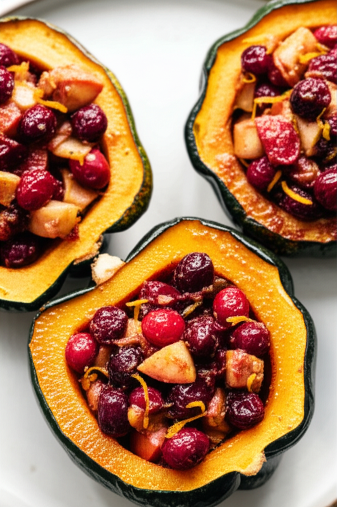 Baked Cranberry Acorn Squash image