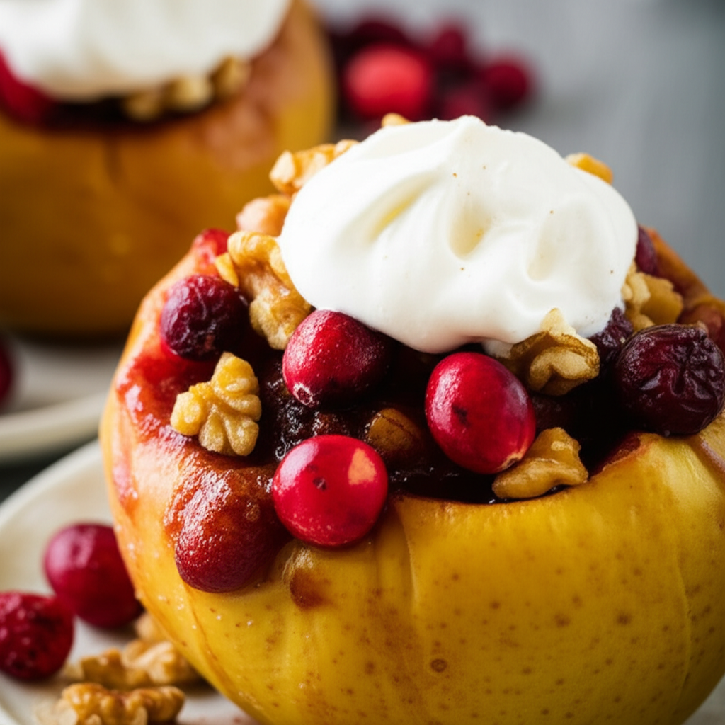 Baked Cranberry Apples Crock Pot image