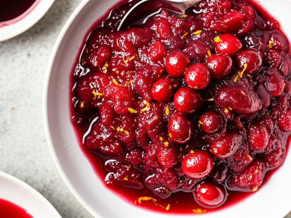 Baked Cranberry Sauce A La Orange image
