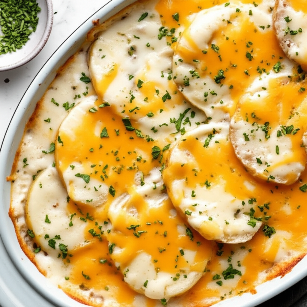 Baked Creamed Potatoes image