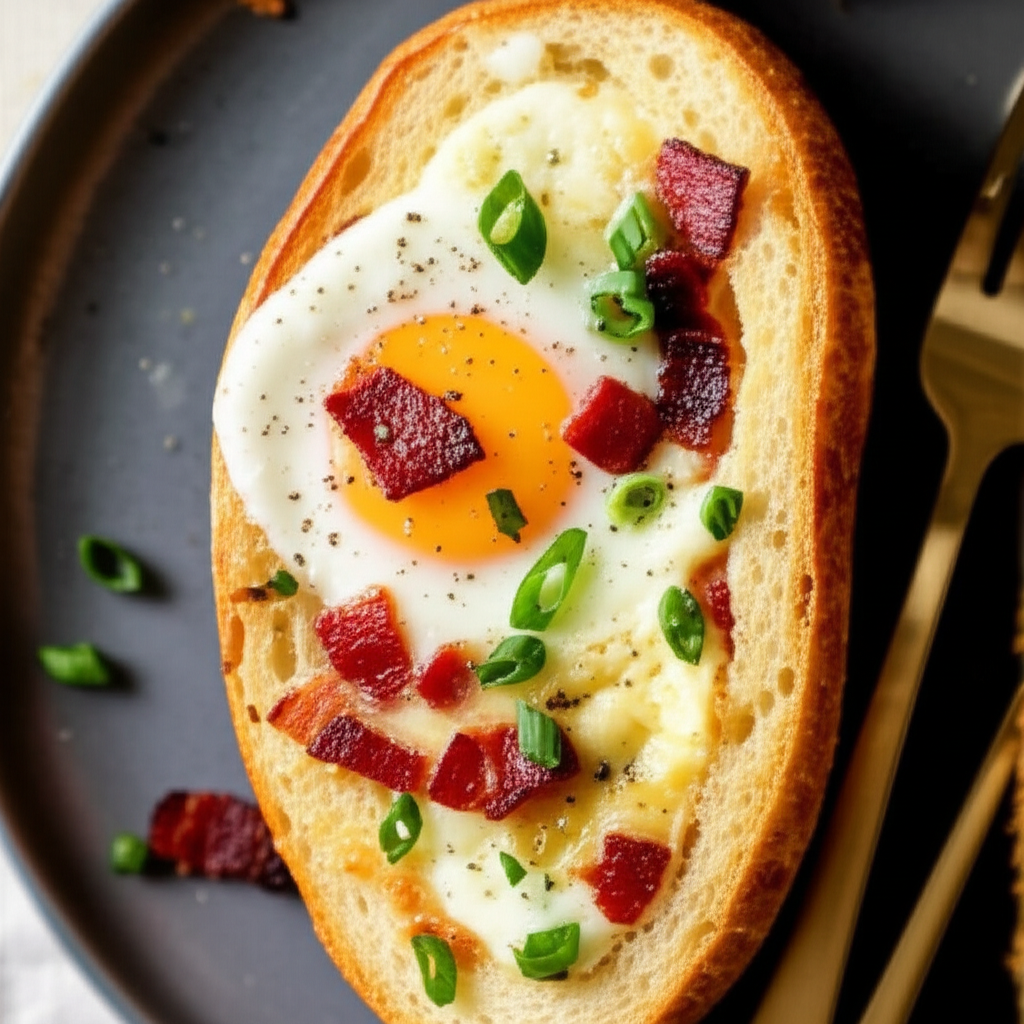 Baked Egg Boats image