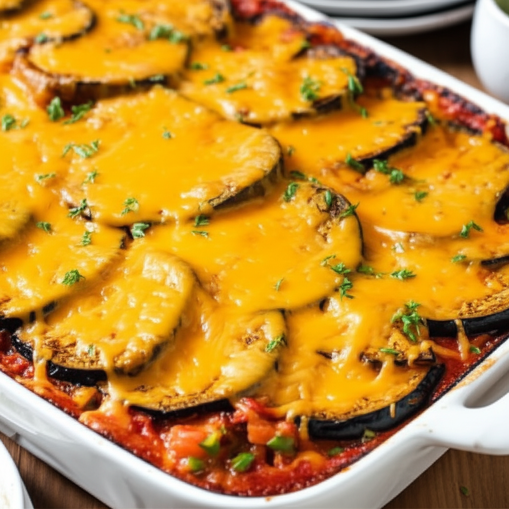 Baked Eggplant Casserole image