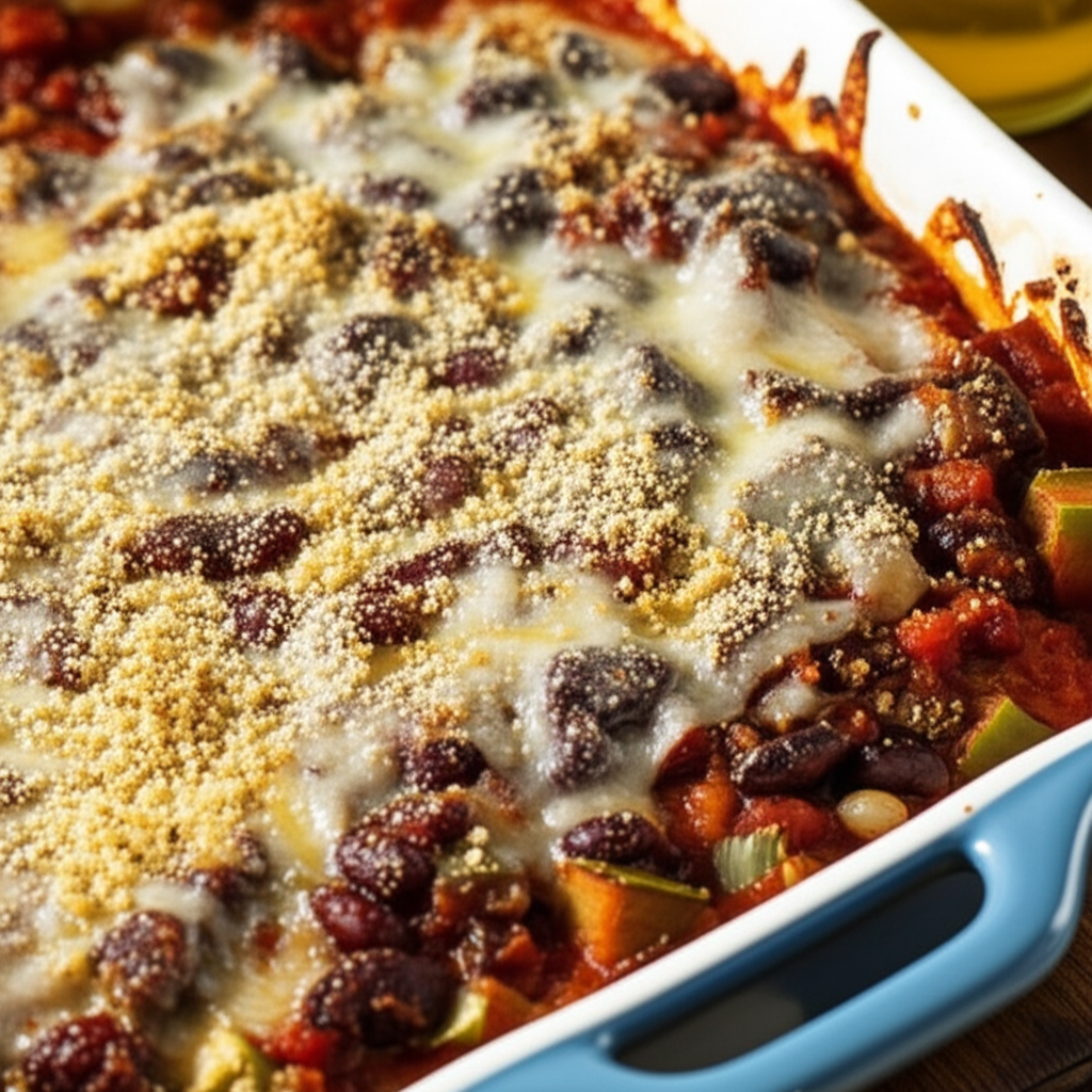 Baked Eggplant Chili Casserole image