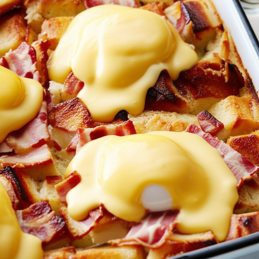 Baked Eggs Benedict Casserole image