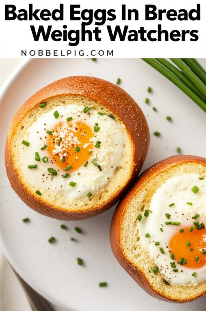 Baked Eggs In Bread Weight Watchers image