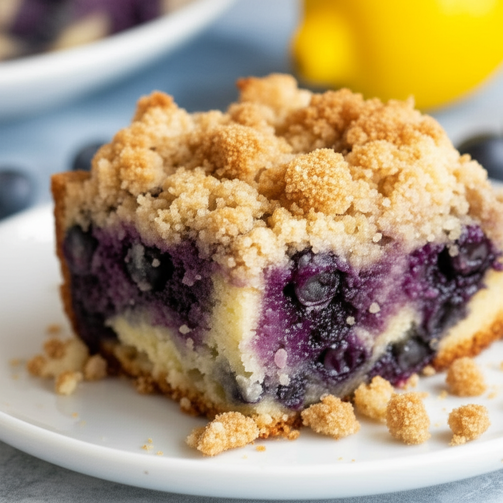 3Rd Generation Blueberry Streusel Cake image