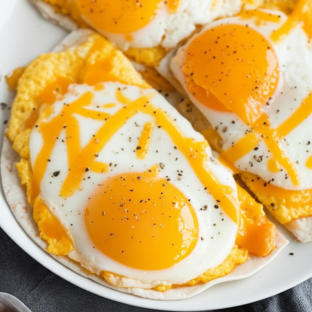 Baked Eggs On Tortillas image