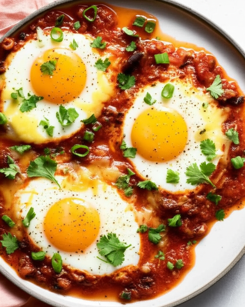 Baked Eggs With Salsa image