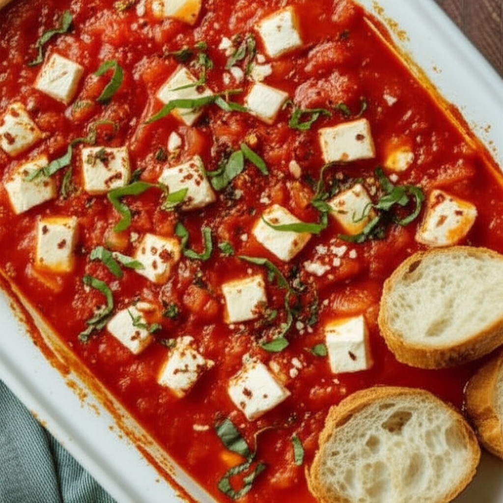 Baked Feta With Marinara image