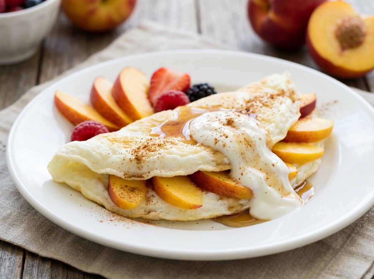 My Egg White Fruit Omelet image