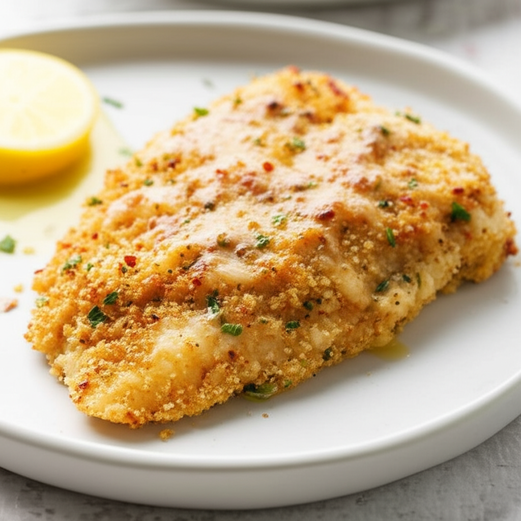 Baked Fish Parmesan image