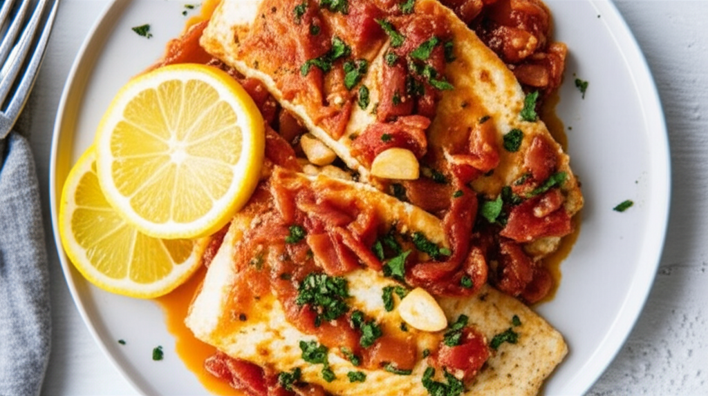 Baked Fish Plaka Style Greek image