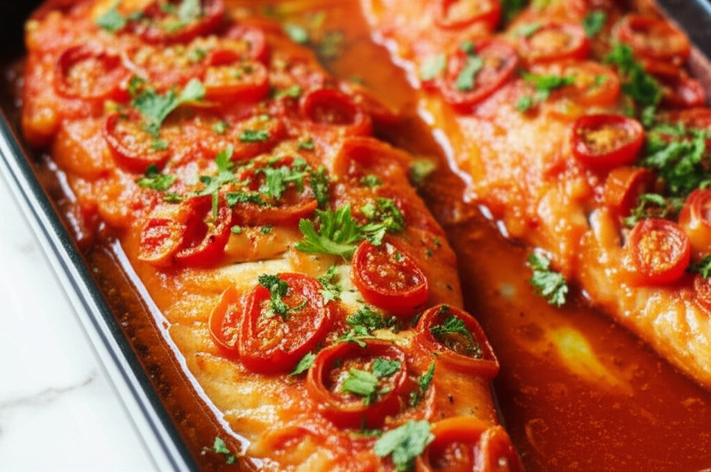 Baked Fish Salonika image