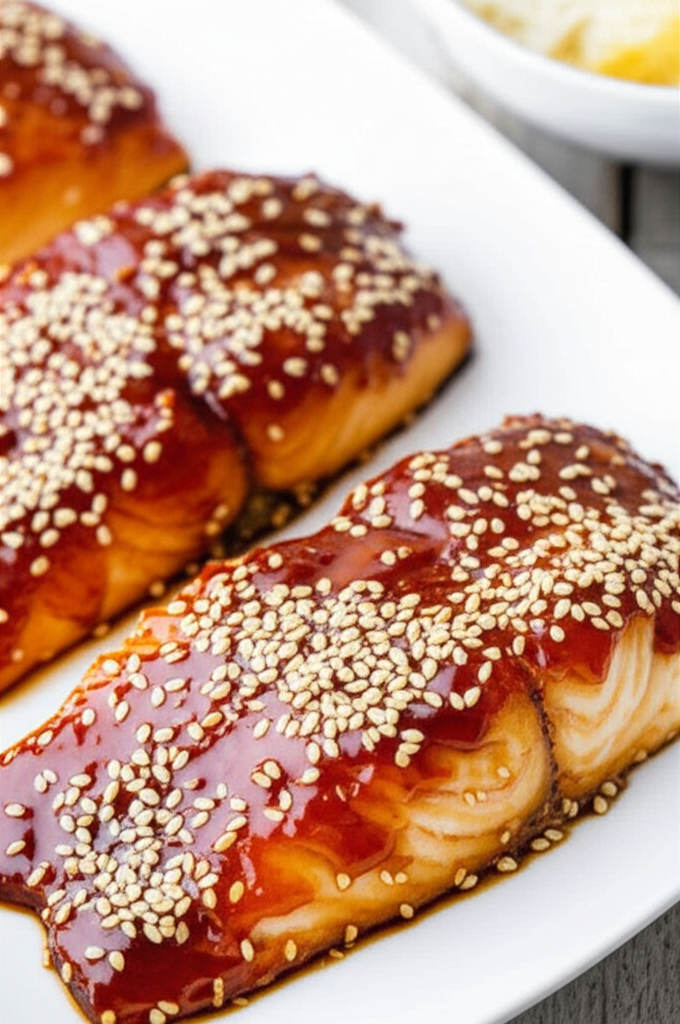 Baked Fish With Toasted Sesame Seeds image