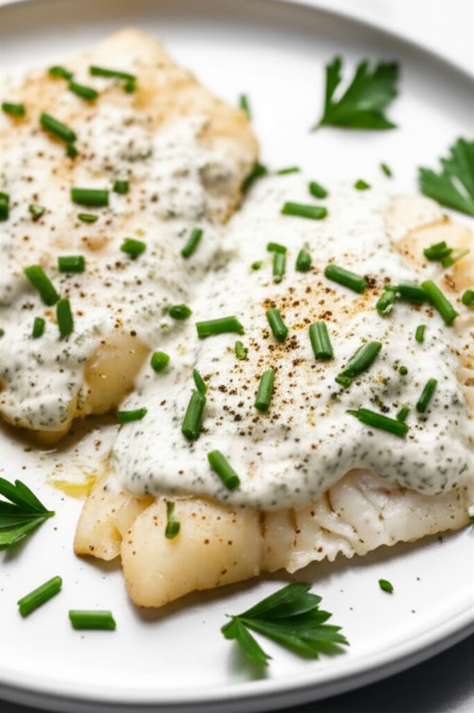 Baked Flounder image