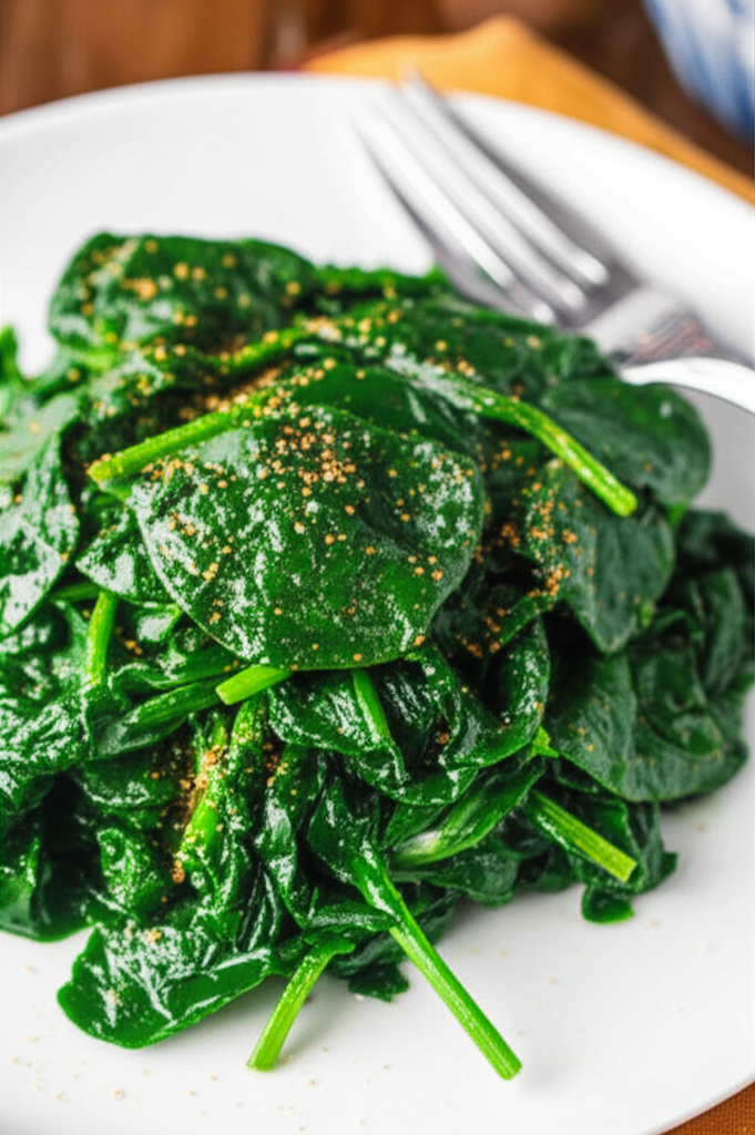 Pinards En Branche Sauted Spinach image