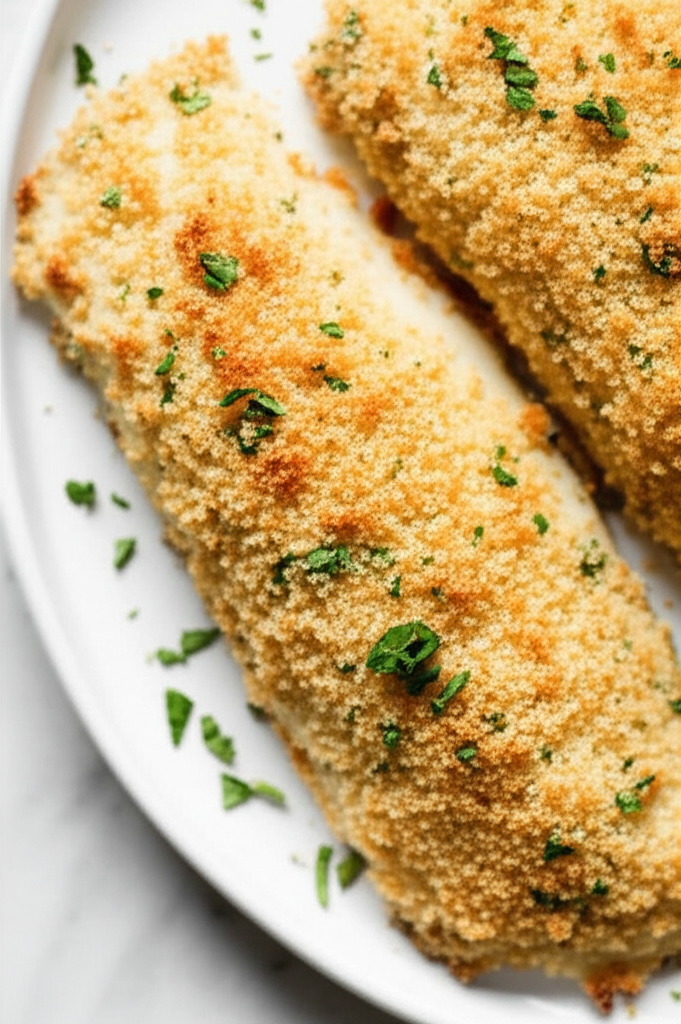 Baked Flounder Parmesan