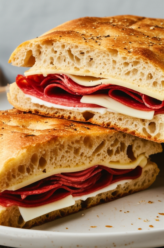 Baked Focaccia Sandwich image