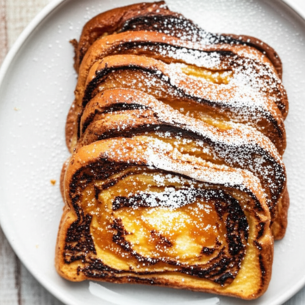 Baked French Toast With Cardamom And Marmalade image