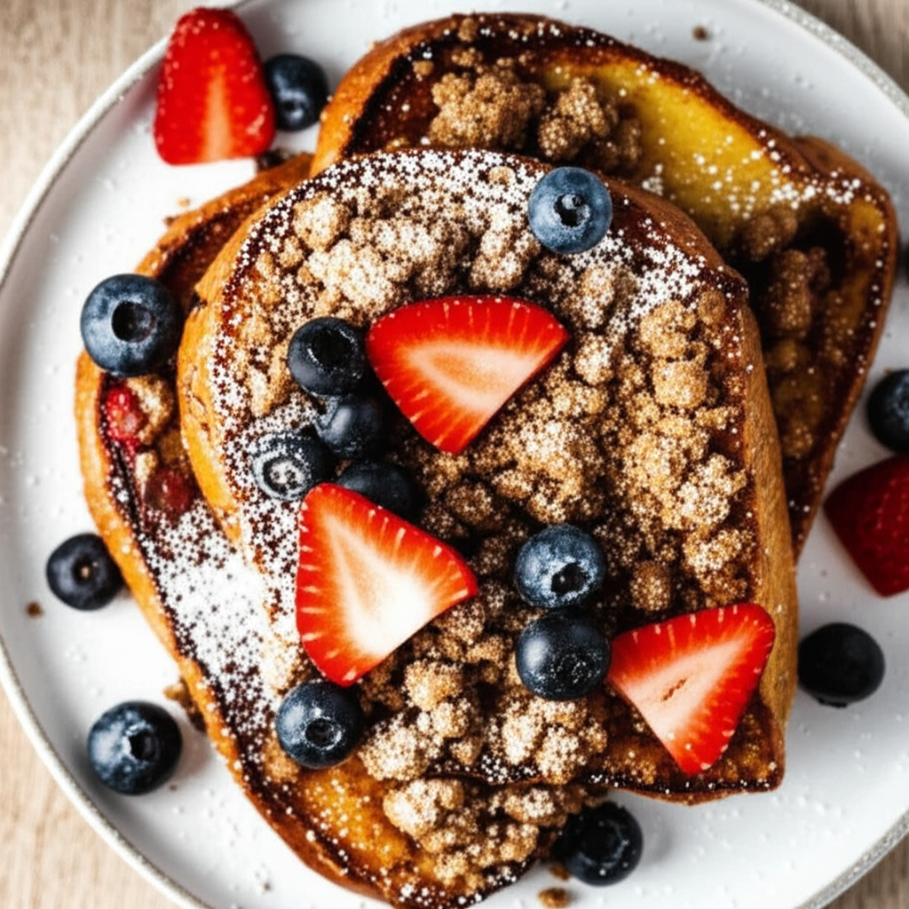 Baked French Toast With Fruit image