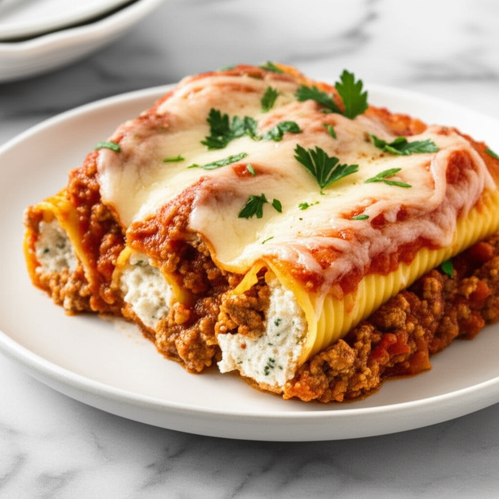 My Sweet Manicotti In Meat Sauce image