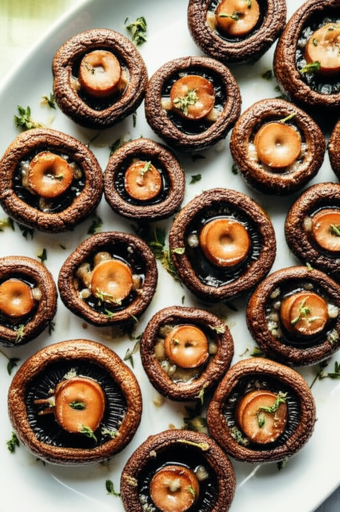 Baked Garlic Mushrooms image