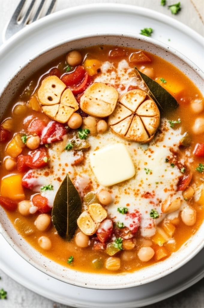 Baked Garlic Soup image