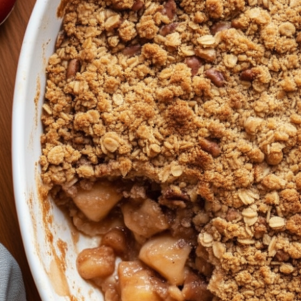 Baked Ginger Apple Crumble image