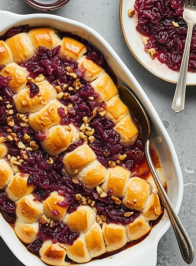 Baked Gouda With Red Onion Marmalade image