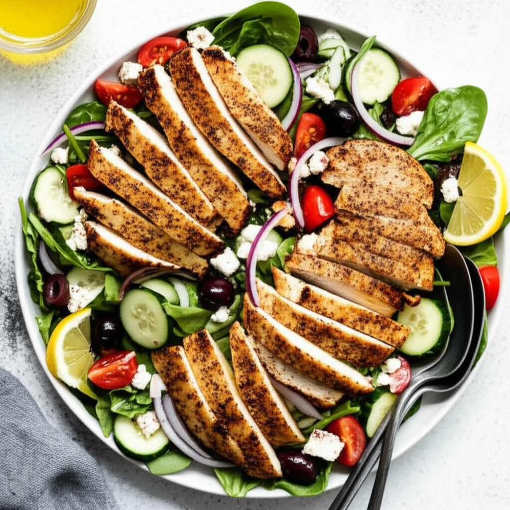 Baked Greek Chicken Salad image