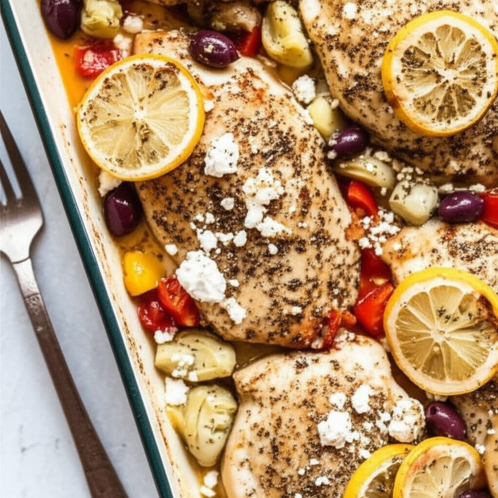 Baked Greek Lemon Chicken image