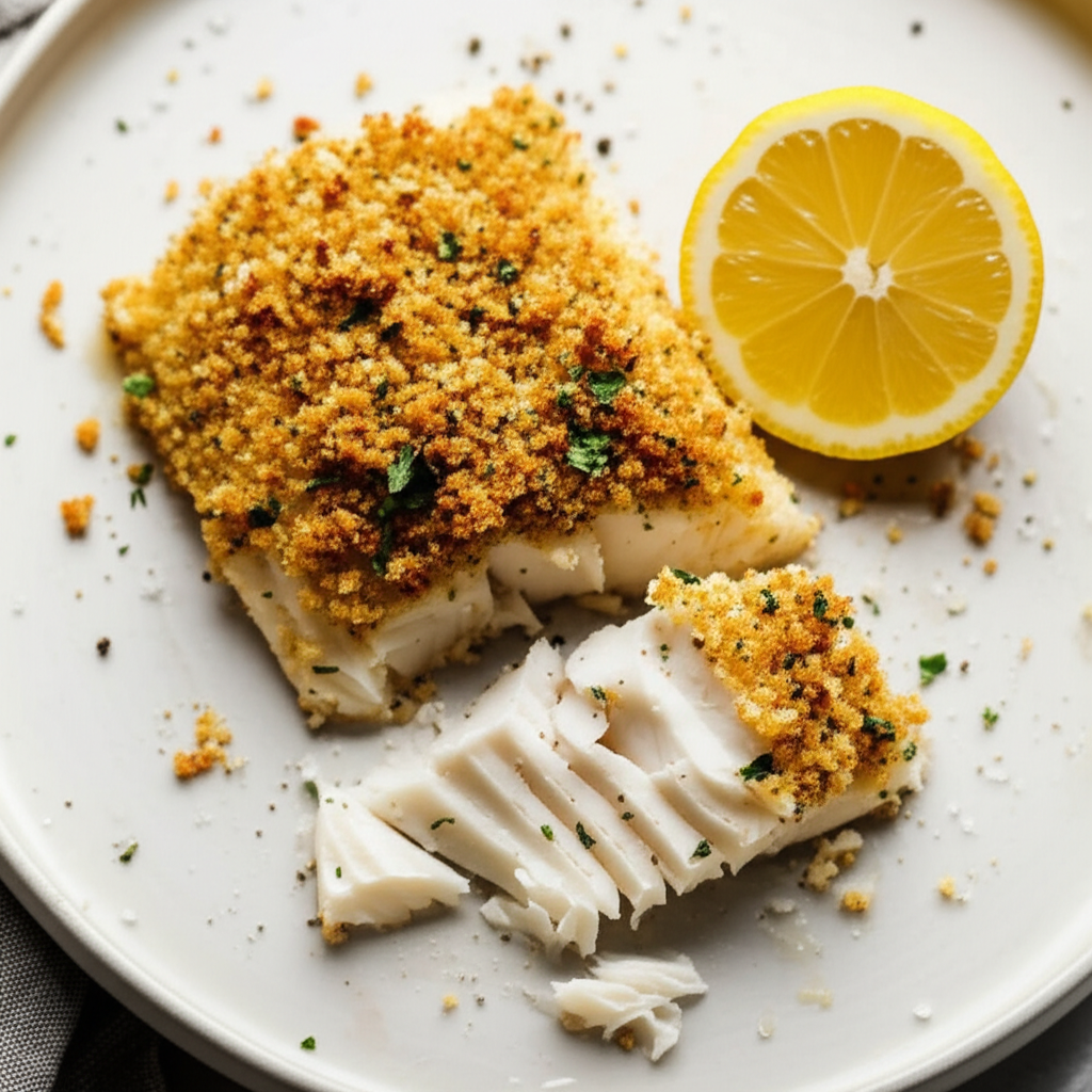 Baked Haddock Or Scallops Cod image