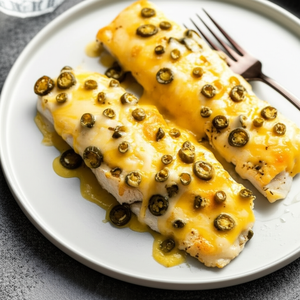 Baked Halibut With Jalapenos image