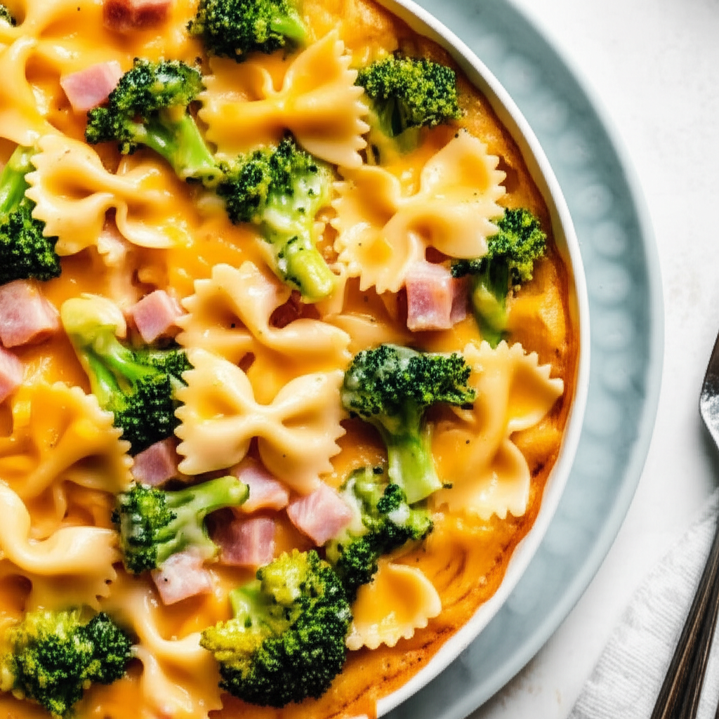 Baked Ham Cheese And Broccoli Casserole image