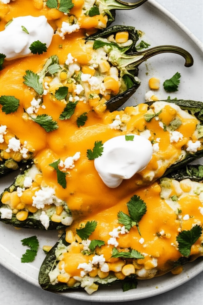 Baked Hatch Chile Rellenos image